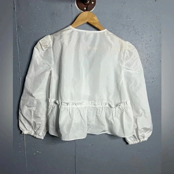 Aritzia Sunday Best Jinx Peplum Blouse - Picture 2 of 6